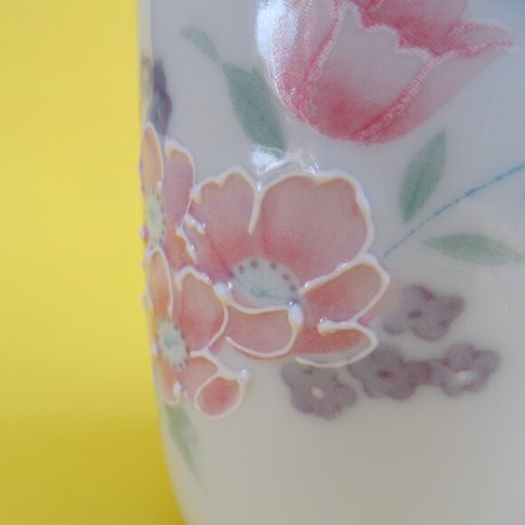 Otagiri mug Floral raised pastel design - Picture 6 of 9